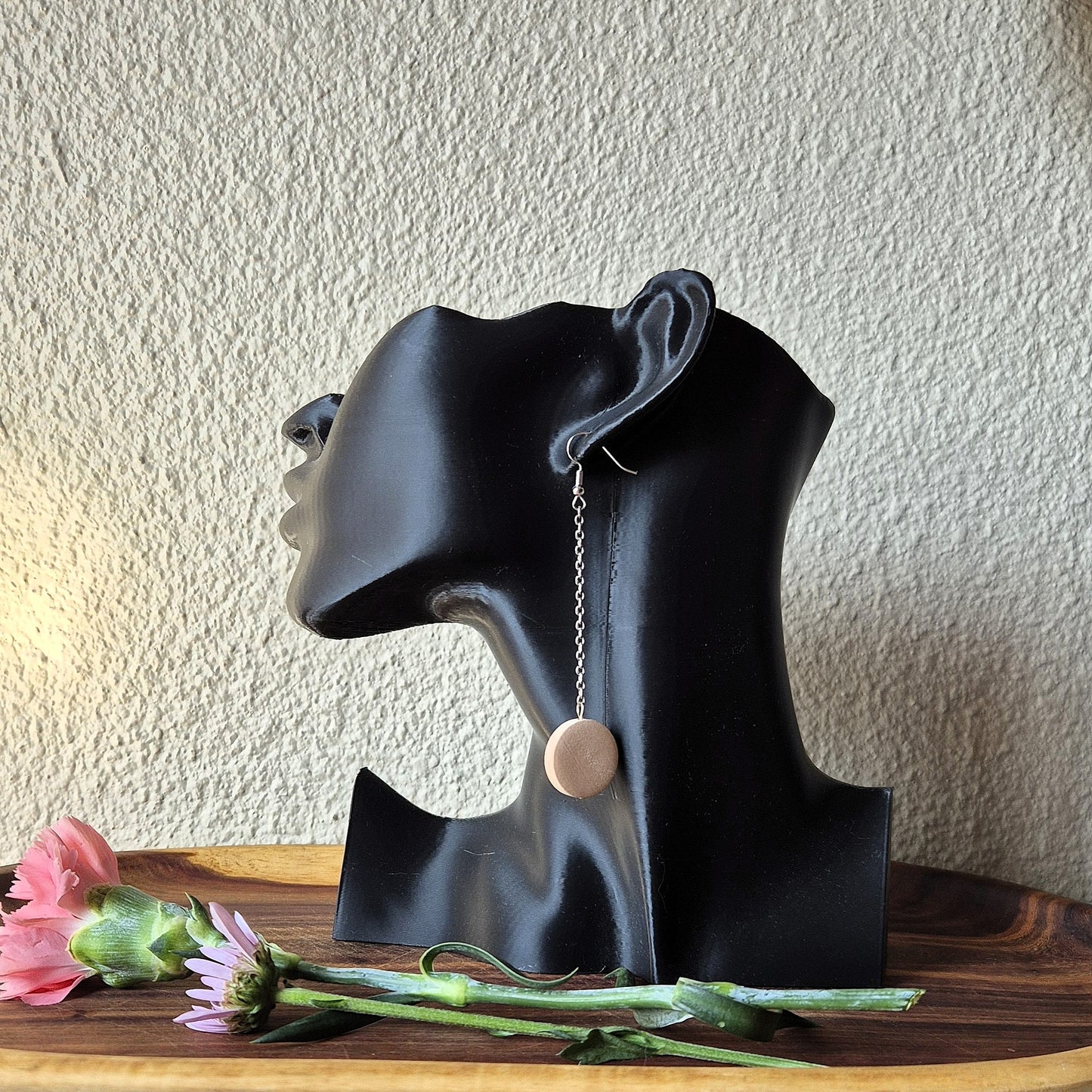 Wooden Drop Earrings