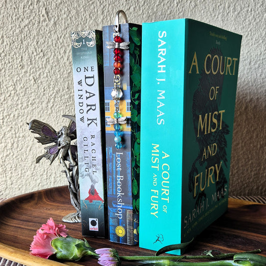 Fire & Ice Dragonfly Bookmark