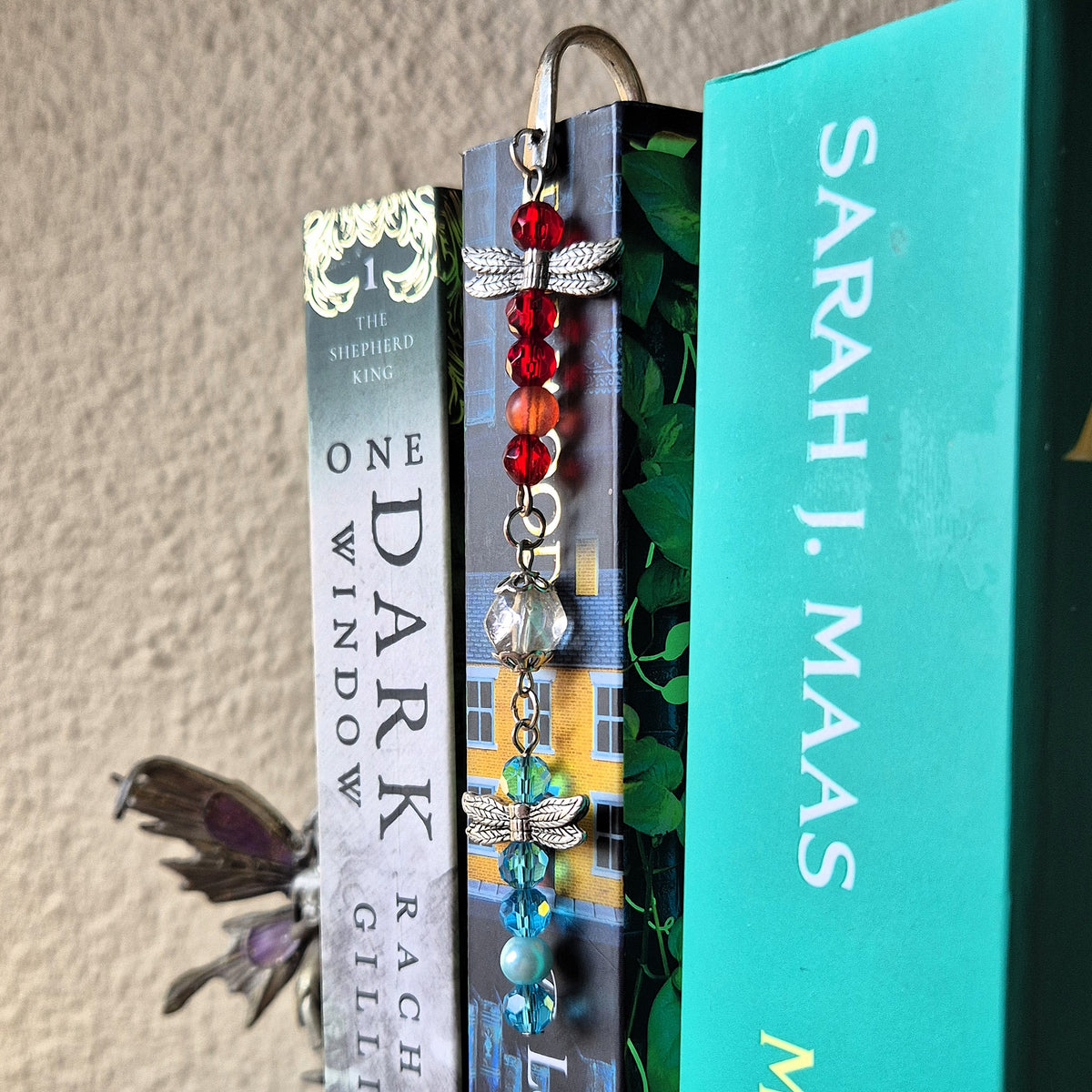 Fire & Ice Dragonfly Bookmark