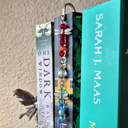 Fire & Ice Dragonfly Bookmark