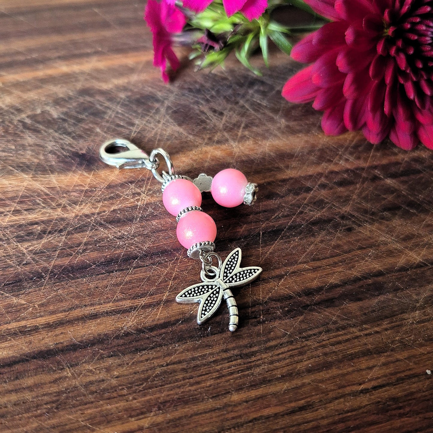 Shimmer Dragonfly Charm
