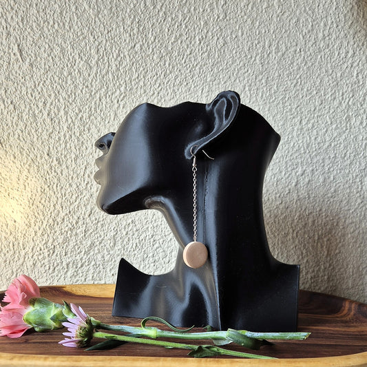 Wooden Drop Earrings
