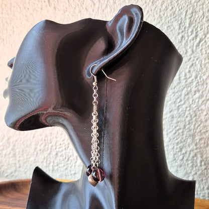 Purple Heartstrings Earrings