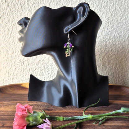 Violet Garden Earrings