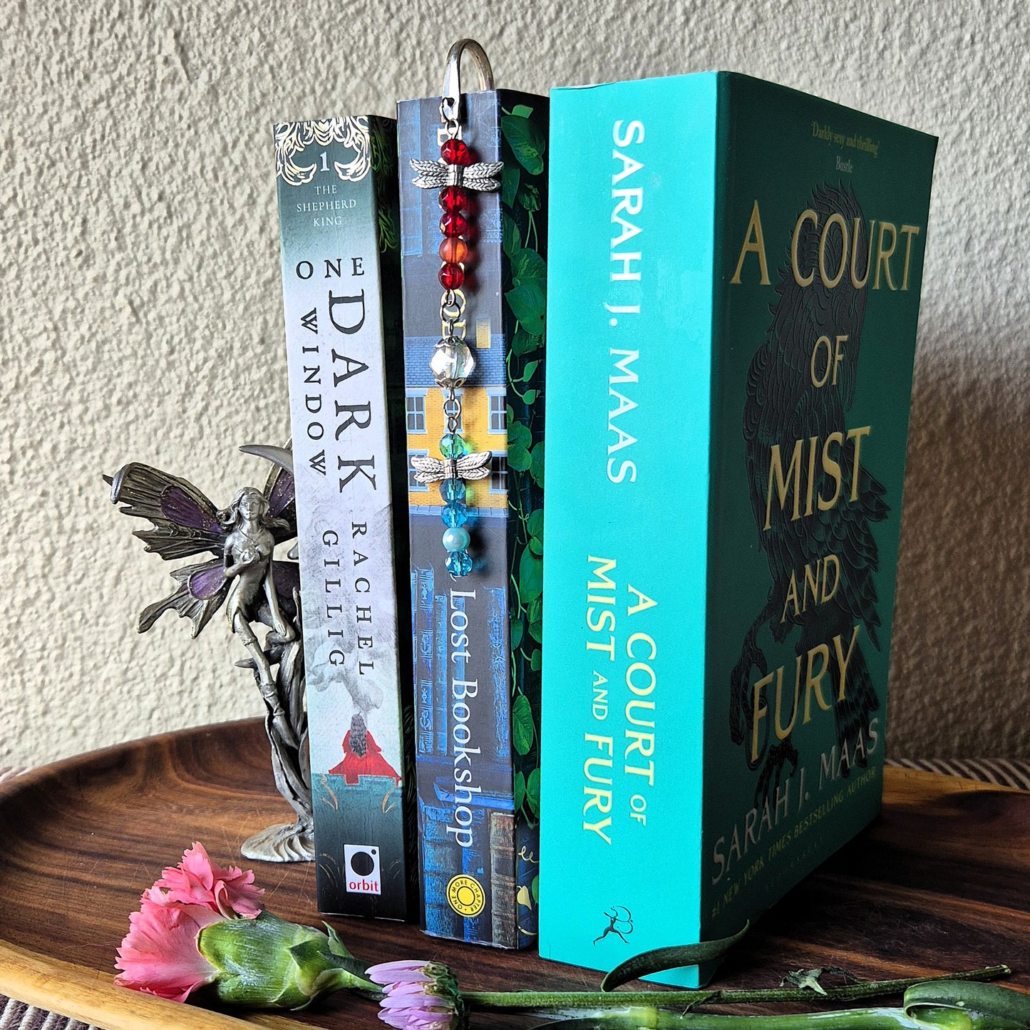 Fire & Ice Dragonfly Bookmark