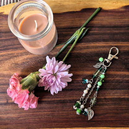 Little Leaf Walk Bag Charm