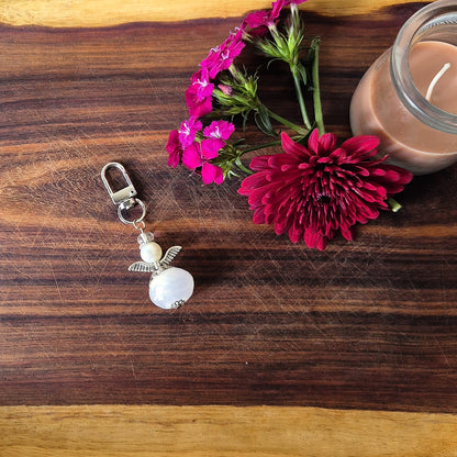 Pearl Angel Bag Charm