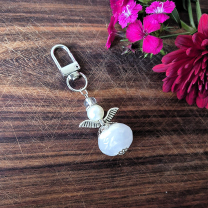 Pearl Angel Bag Charm