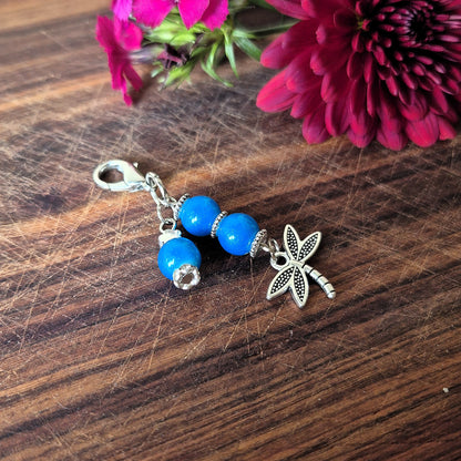 Shimmer Dragonfly Charm